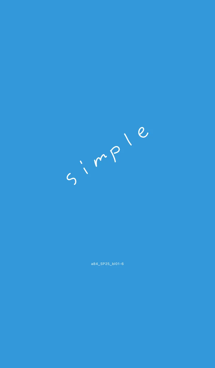 [LINE着せ替え] a84_25_ブルー1-6の画像1