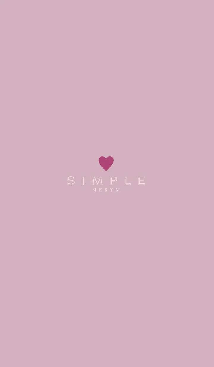 [LINE着せ替え] DUSKY PINK.SIMPLE 32の画像1