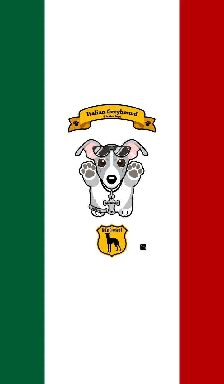 [LINE着せ替え] イタリアングレーハウンド 1の画像1