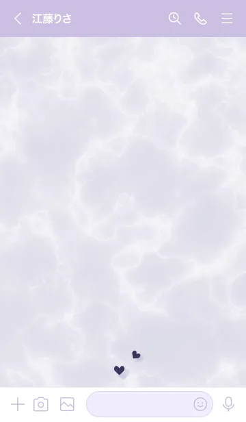 [LINE着せ替え] ～大人女子の大理石2♥パープル12_1～の画像3