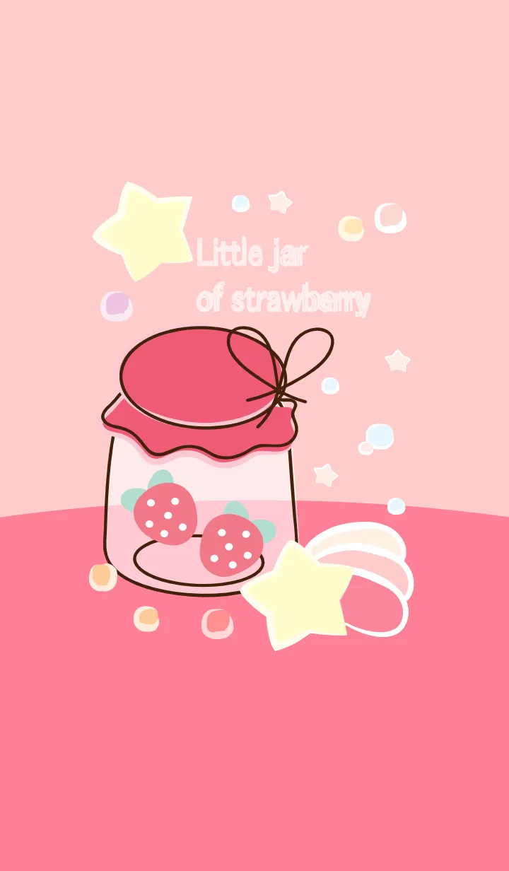 [LINE着せ替え] little jar of strawberry 71の画像1