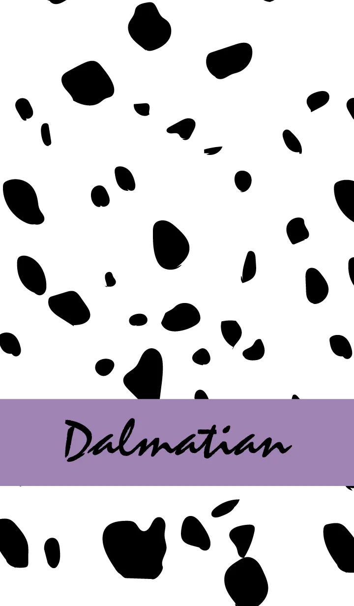 [LINE着せ替え] Dalmatian -Lavender-の画像1