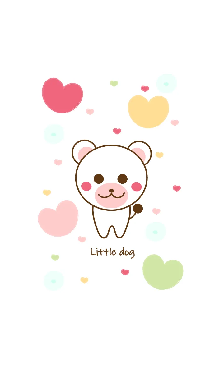 [LINE着せ替え] Little dog 8 :)の画像1