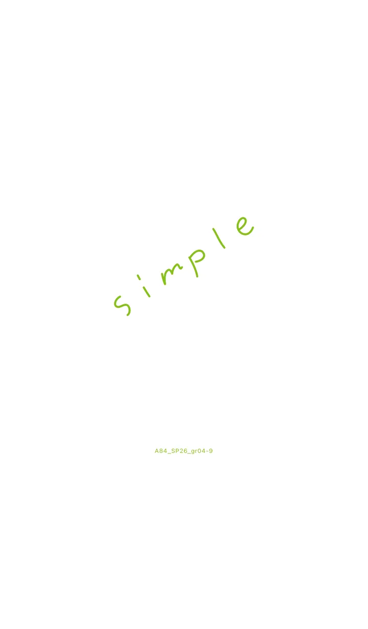 [LINE着せ替え] A84.26_グリーン4-9の画像1