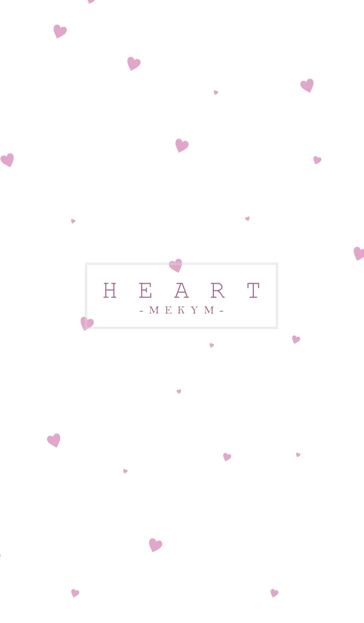 HEART-Pink MEKYM 30のLINE着せ替え