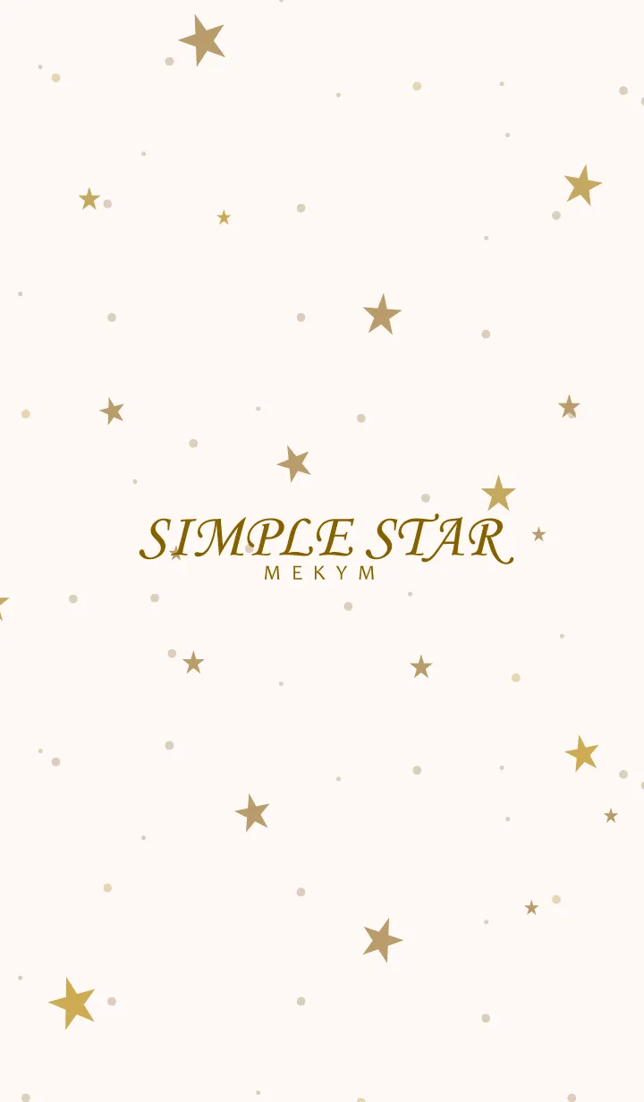 [LINE着せ替え] SIMPLE STAR - NATURAL YELLOW - 43の画像1