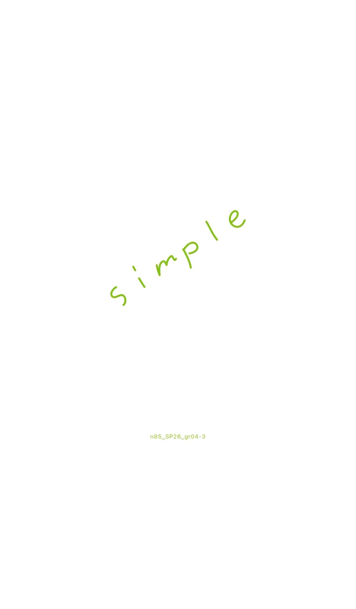 [LINE着せ替え] n85_26_グリーン4-3の画像1