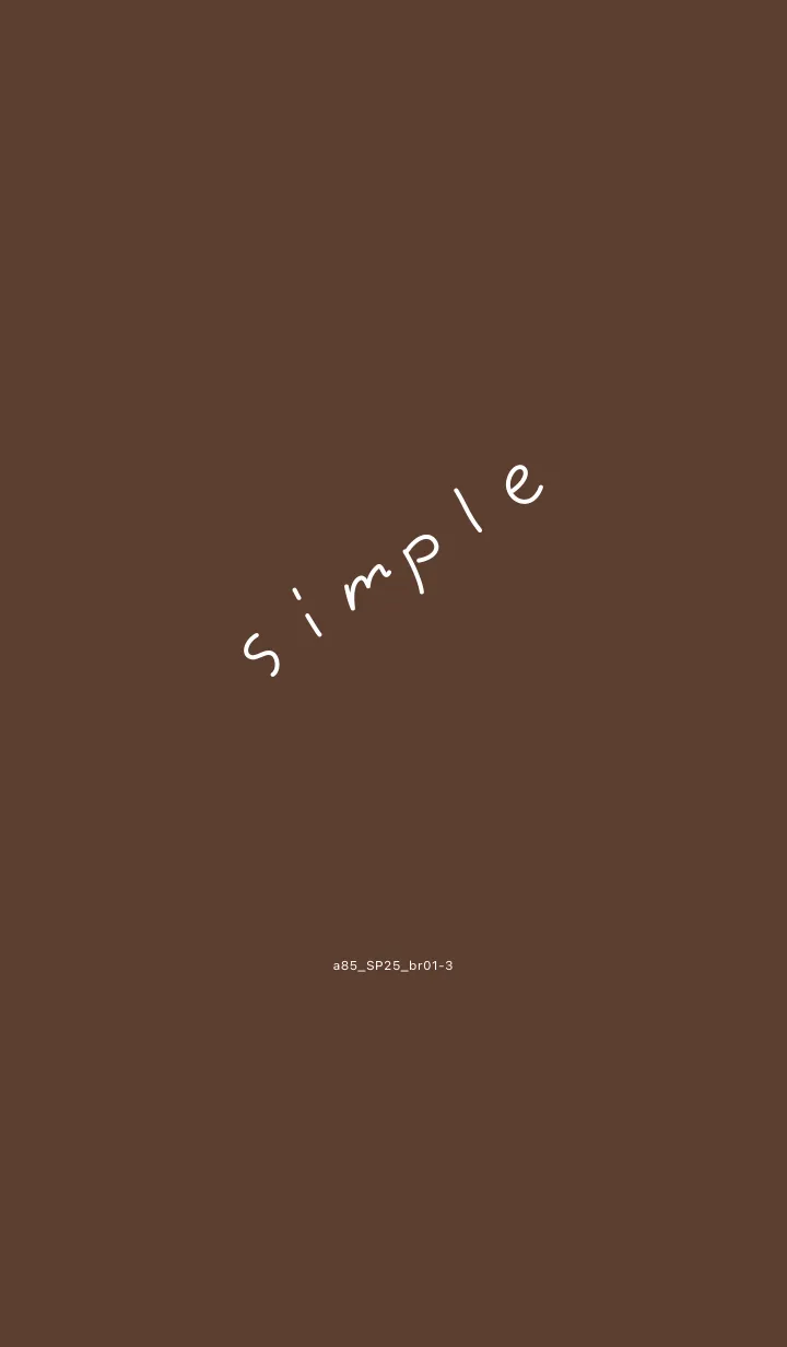 [LINE着せ替え] a85_25_ブラウン1-3の画像1