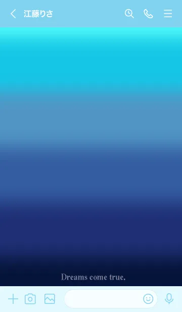 [LINE着せ替え] ★シンプル★ドリームズカムトゥルー★25の画像3