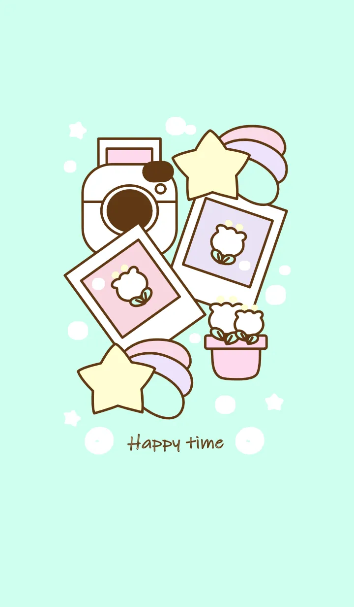 [LINE着せ替え] Happy time 6 :)の画像1