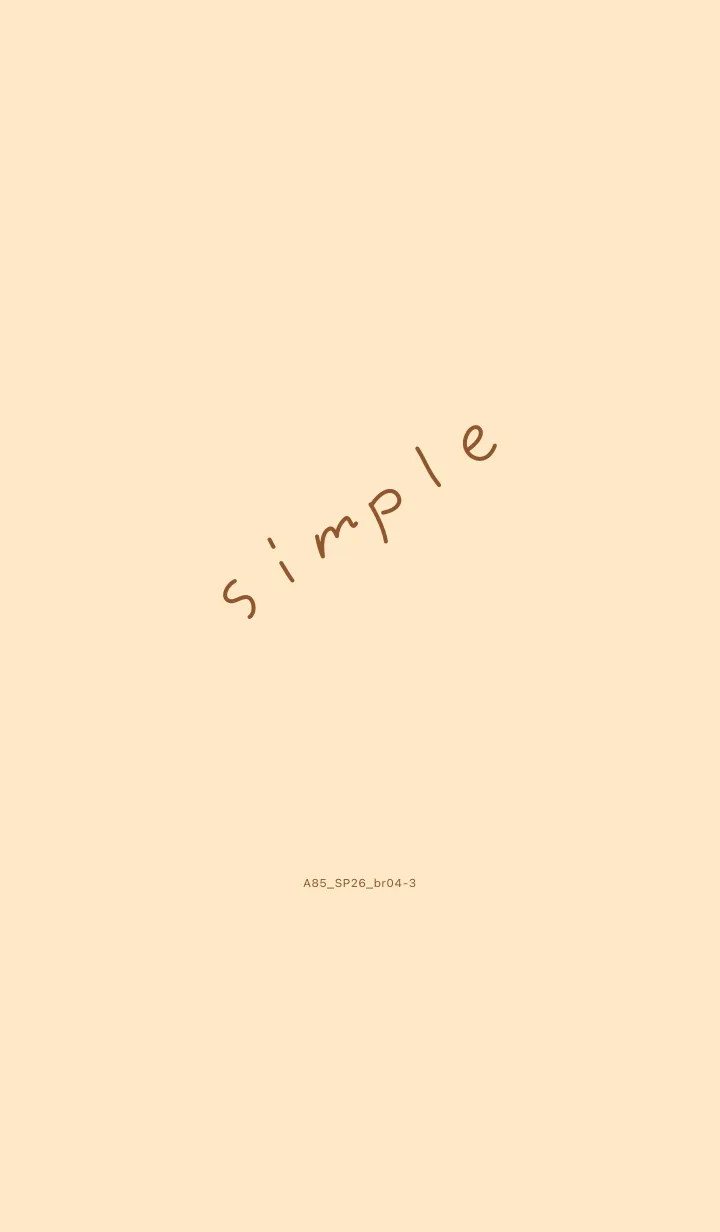 [LINE着せ替え] A85.26_ブラウン4-3の画像1