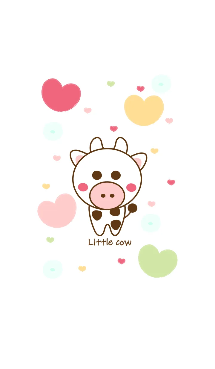 [LINE着せ替え] Little cow 8 :)の画像1