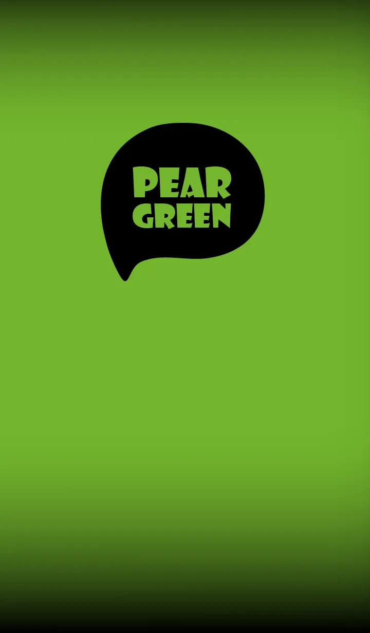 [LINE着せ替え] Pear Green and Black Ver.8 (JP)の画像1