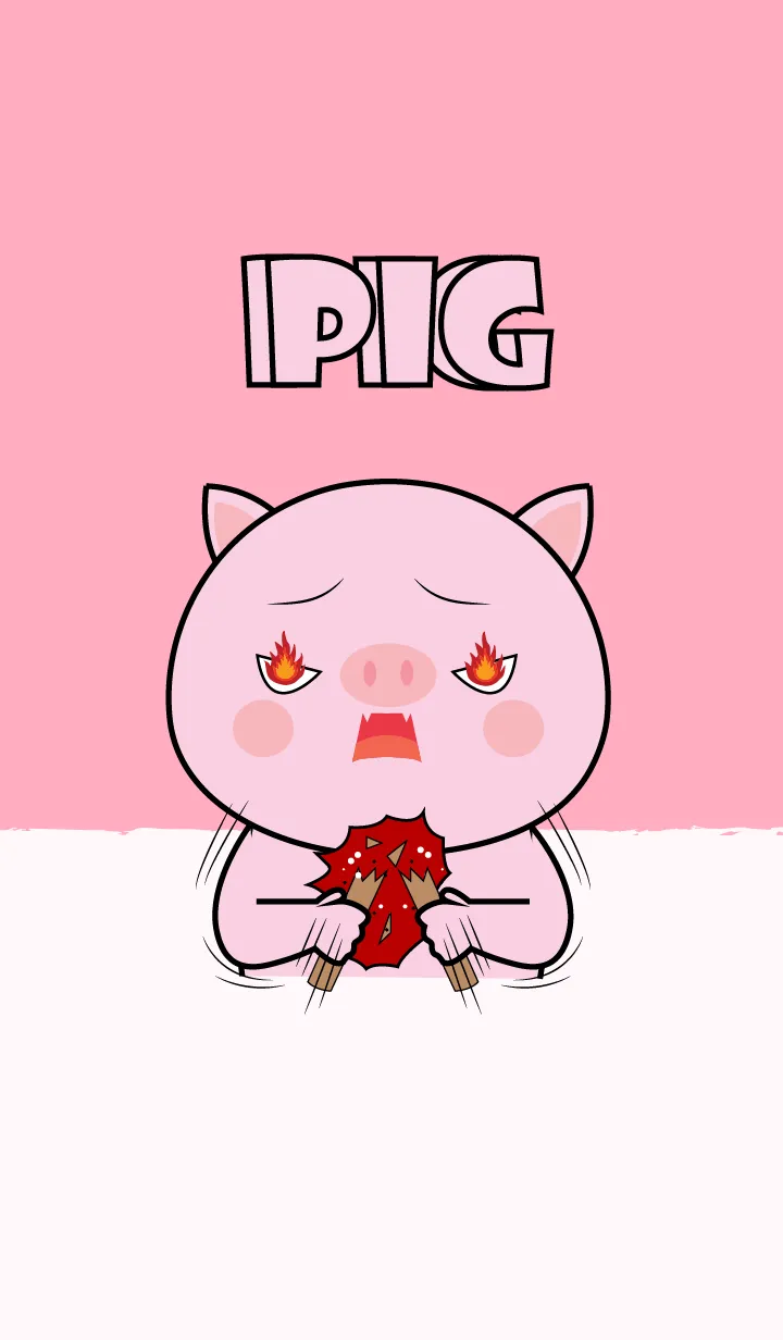 [LINE着せ替え] I'm Argry Pig Pig  Theme (JP)の画像1