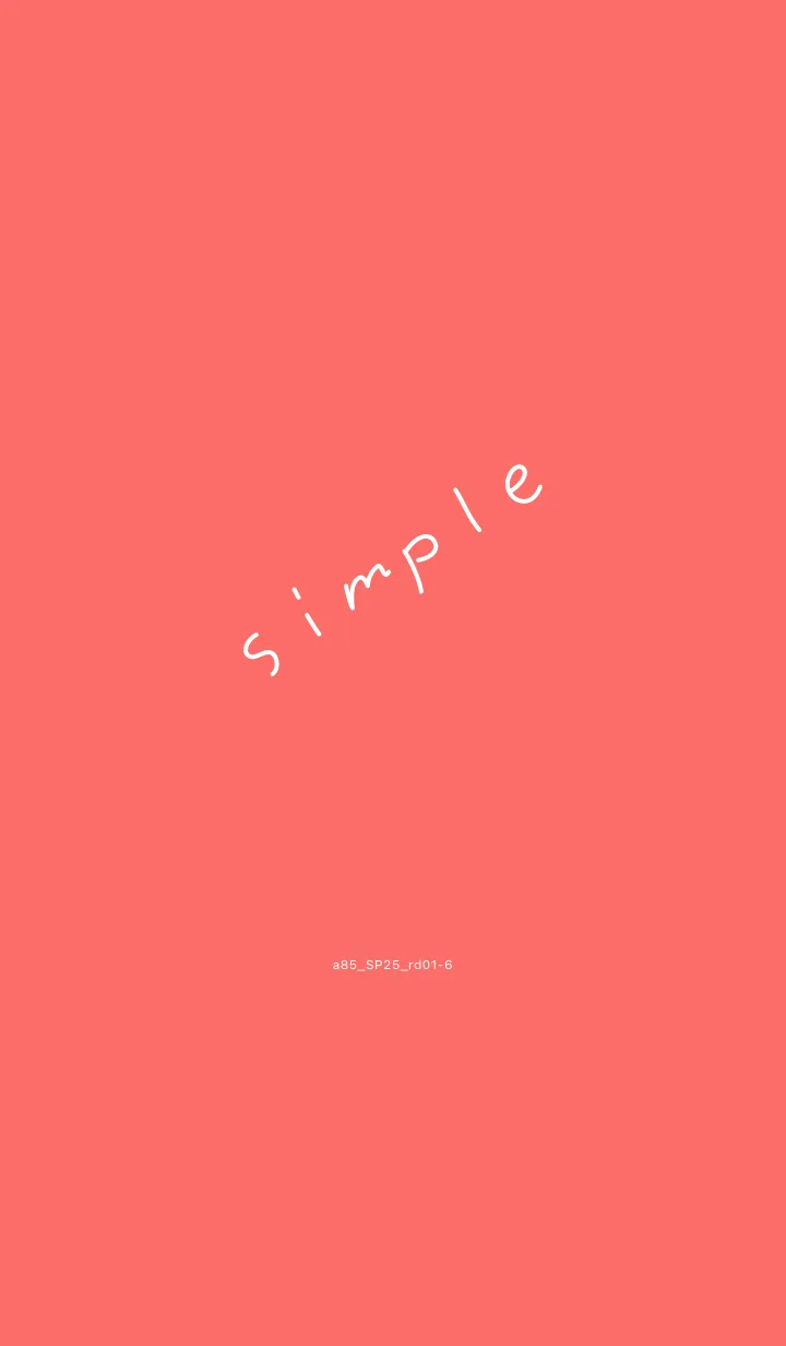 [LINE着せ替え] a85_25_レッド1-6の画像1