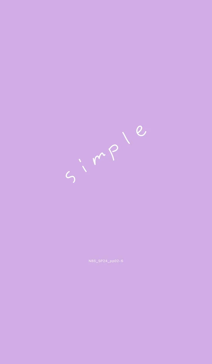 [LINE着せ替え] N85_24_パープル2-6の画像1