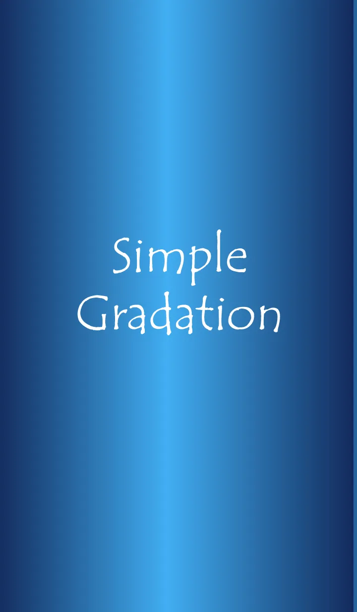 [LINE着せ替え] Simple Gradation -GlossyBlue 10-の画像1