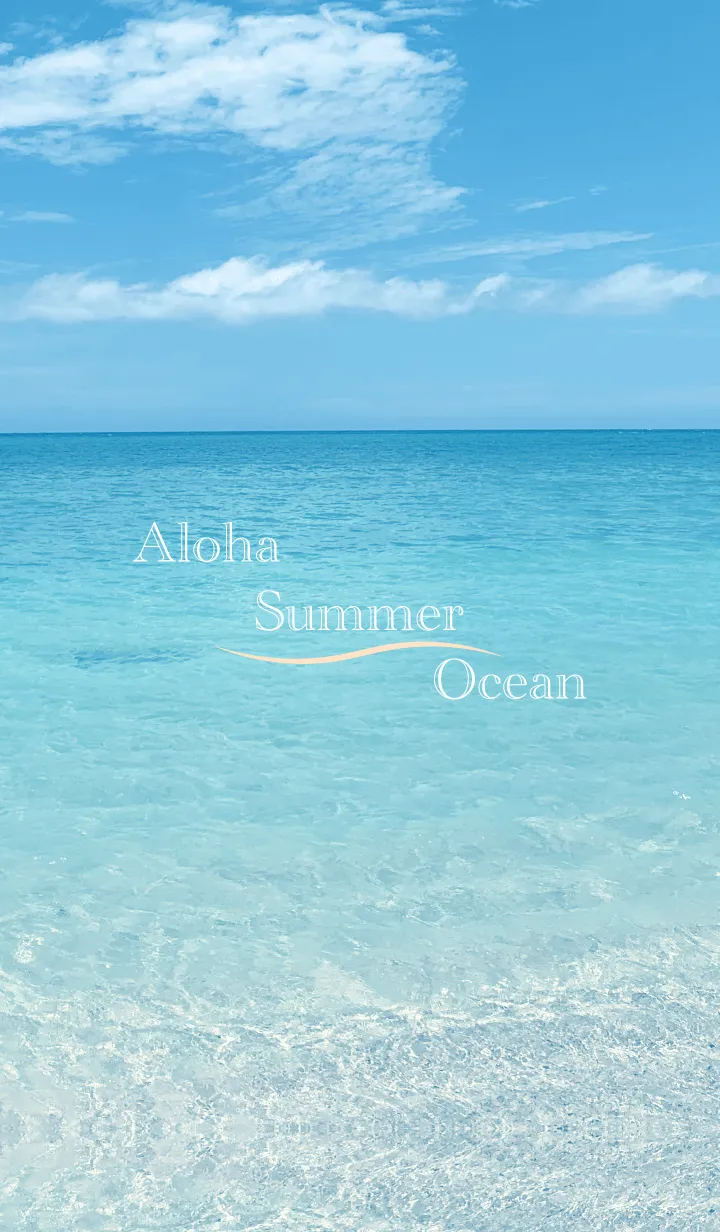 [LINE着せ替え] ALOHA Summer ocean Hawaii 10の画像1