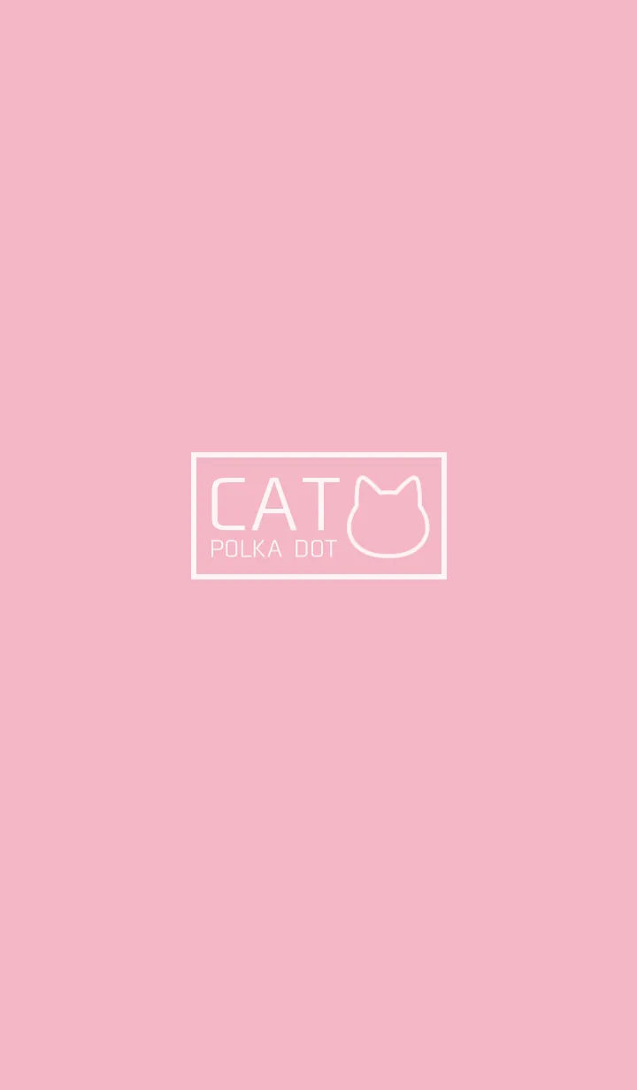 [LINE着せ替え] CAT POLKA DOT[PINK]の画像1