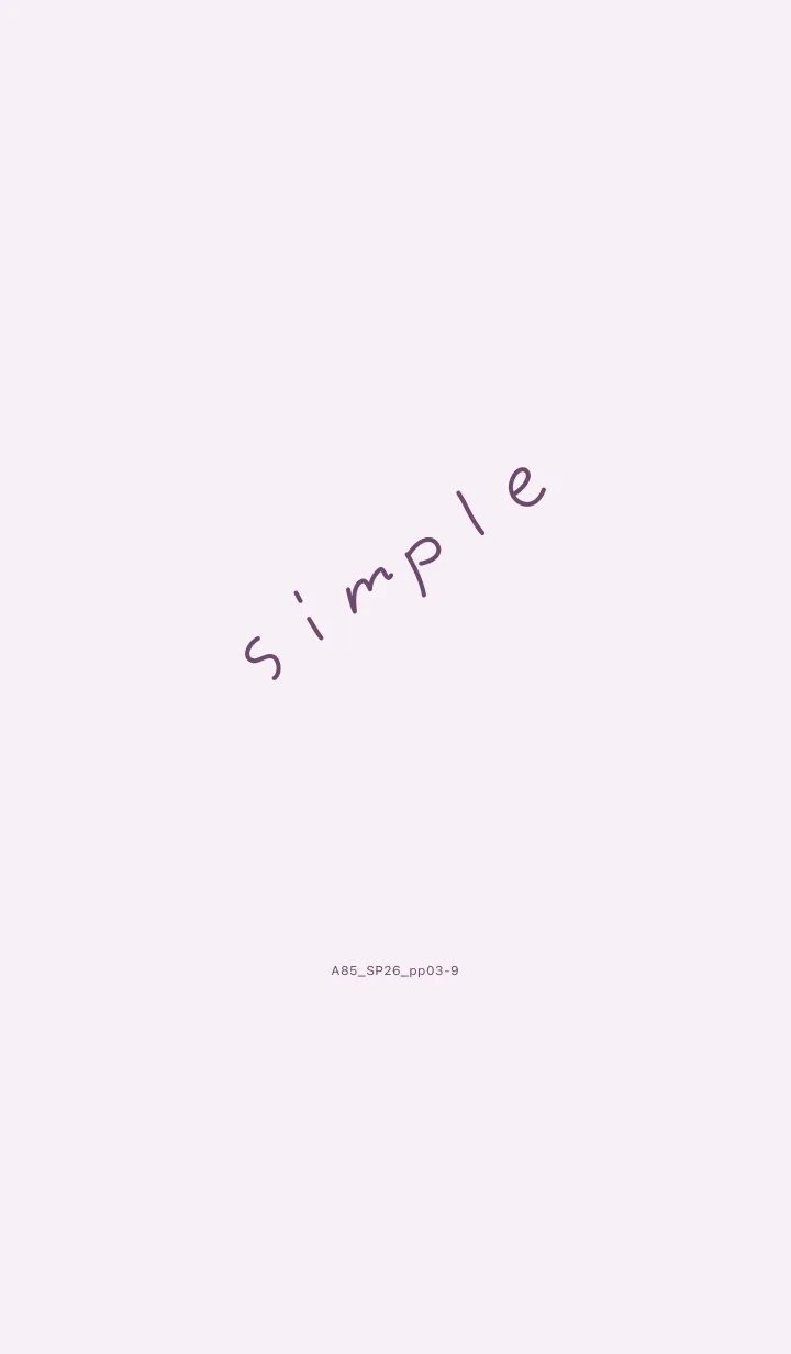 [LINE着せ替え] A85.26_パープル3-9の画像1