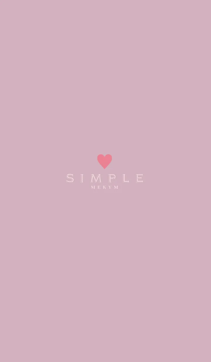 [LINE着せ替え] DUSKY PINK.SIMPLE 33の画像1
