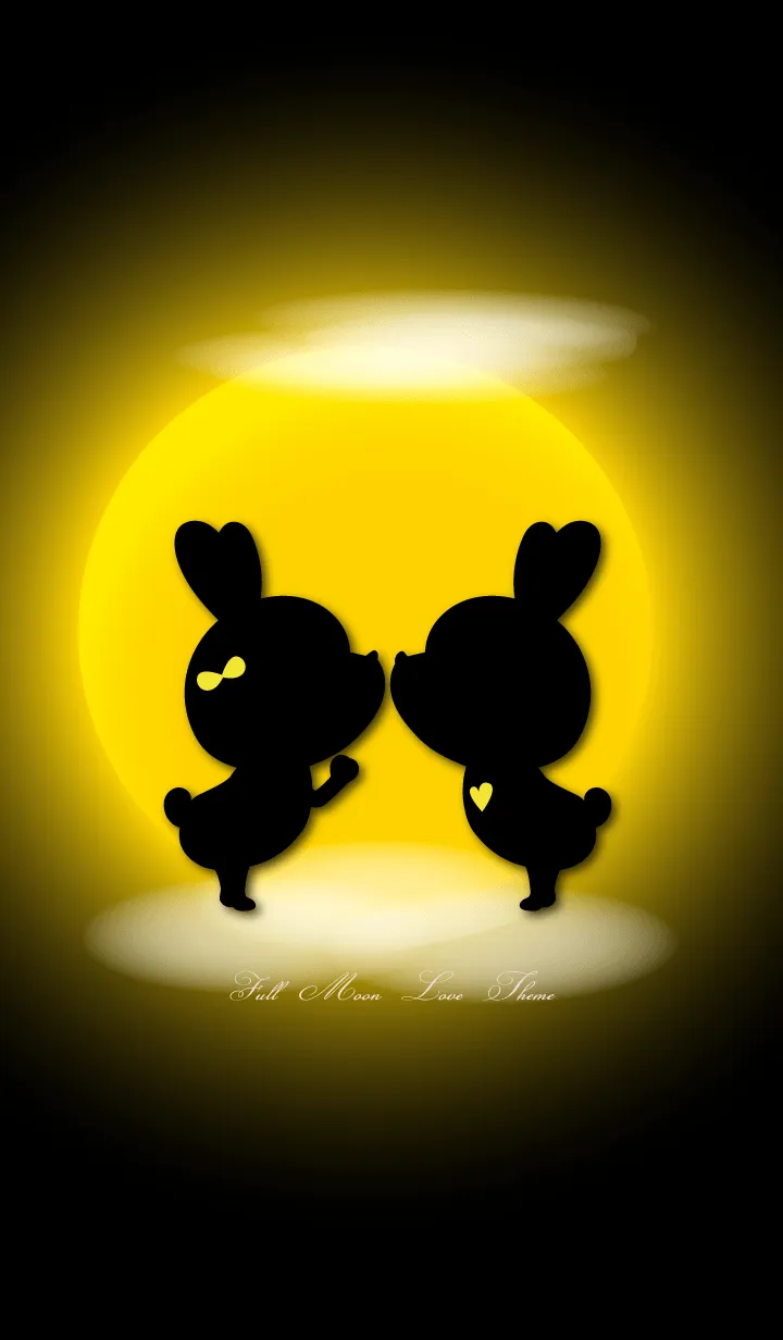 [LINE着せ替え] Moonlit rabbit 3の画像1