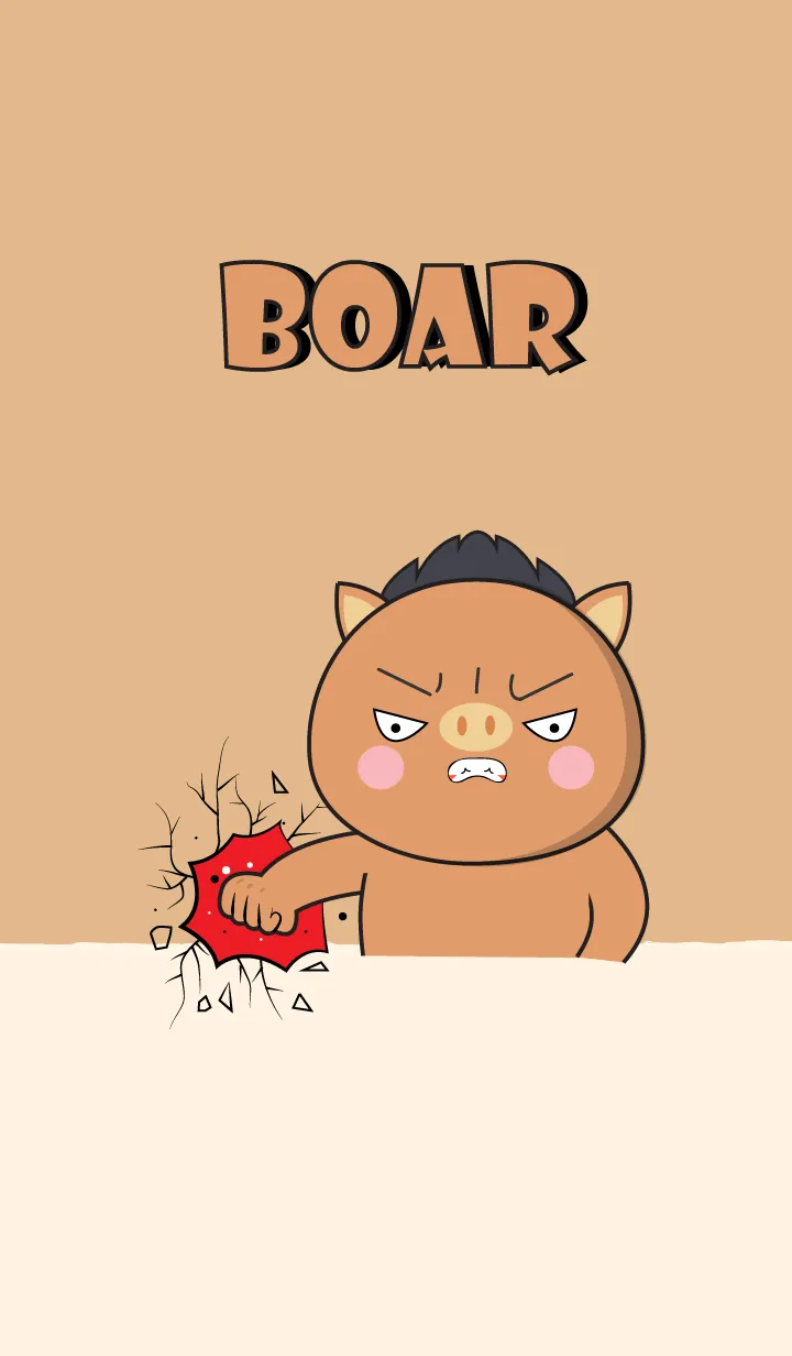 [LINE着せ替え] I'm Argry Boar Theme (JP)の画像1