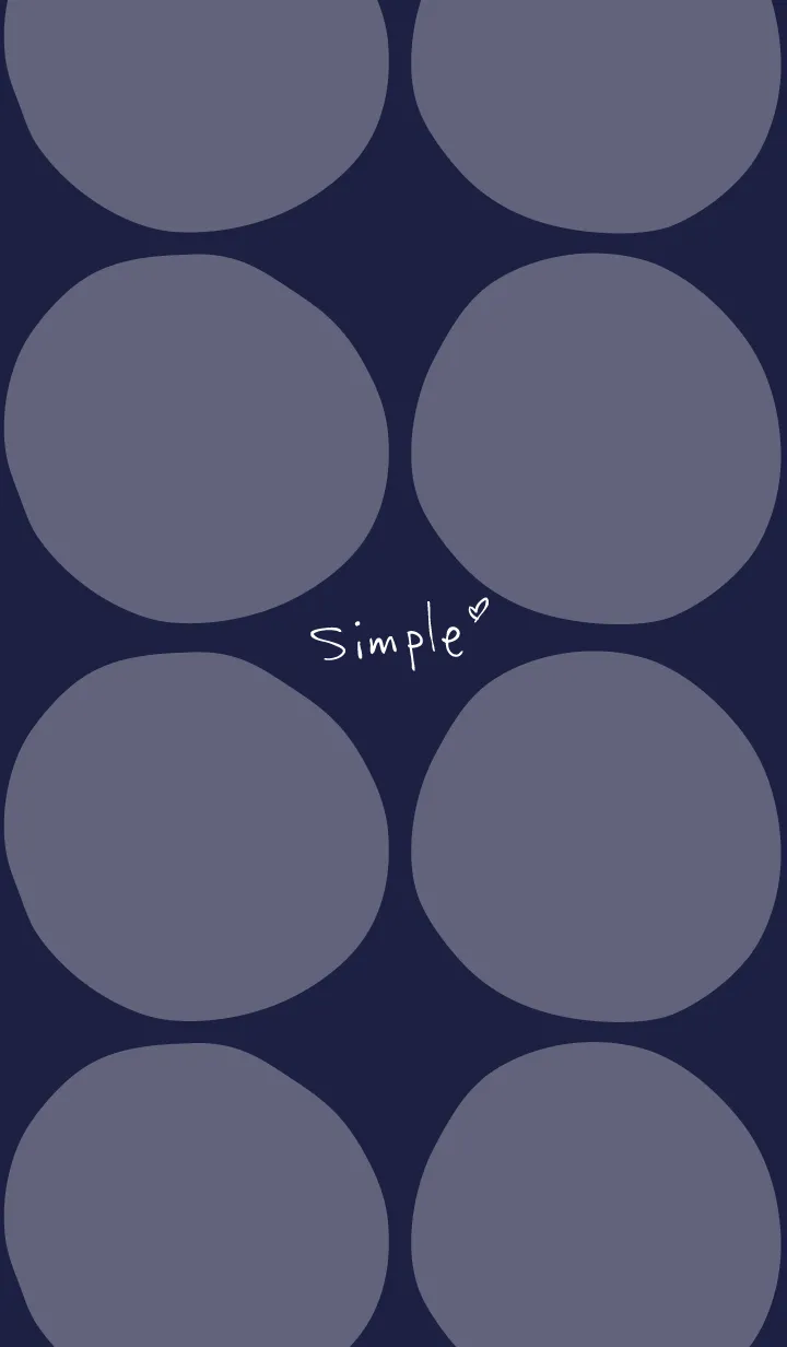 [LINE着せ替え] シンプル 丸大きめ15の画像1