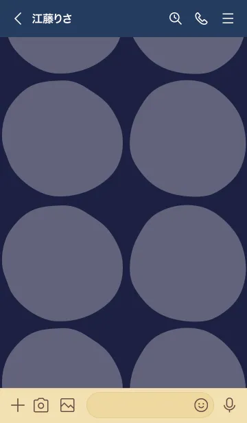 [LINE着せ替え] シンプル 丸大きめ15の画像3