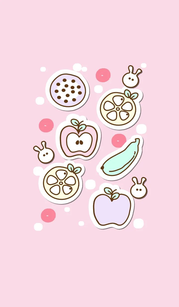 [LINE着せ替え] Fruit sticker 5 :)の画像1