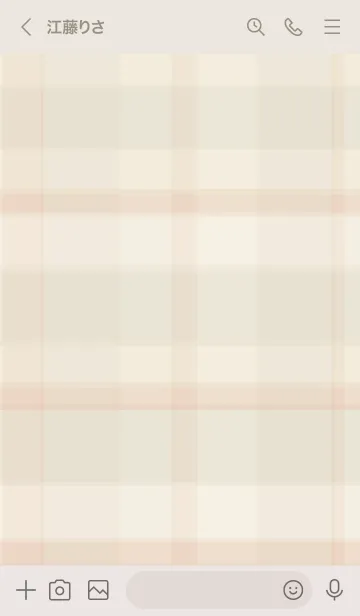 [LINE着せ替え] くすみカラーチェック16の画像3