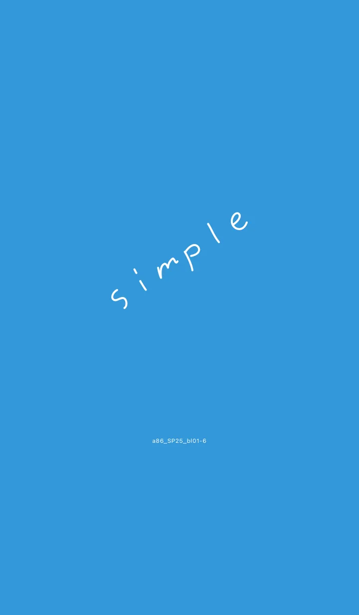 [LINE着せ替え] a86_25_ブルー1-6の画像1