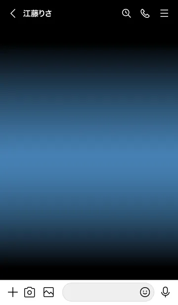 [LINE着せ替え] STEEL BLUE ICON THEME -MEKYM-の画像3