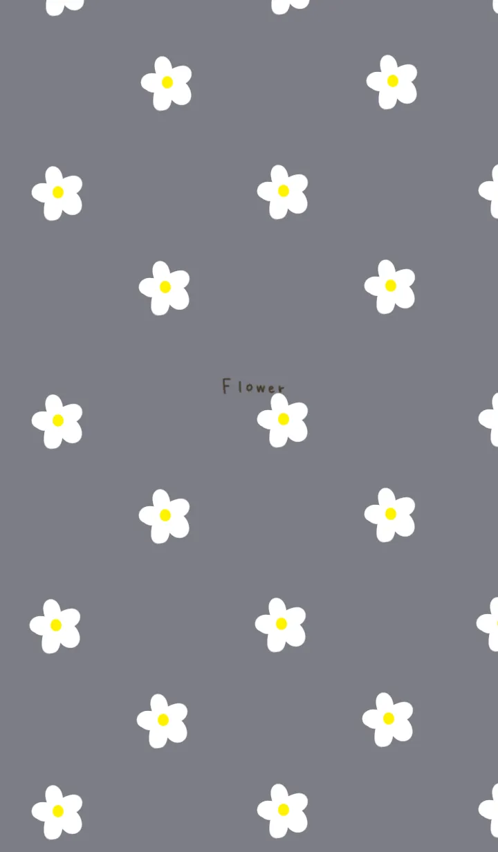 [LINE着せ替え] 大人のくすみブルーとお花。の画像1