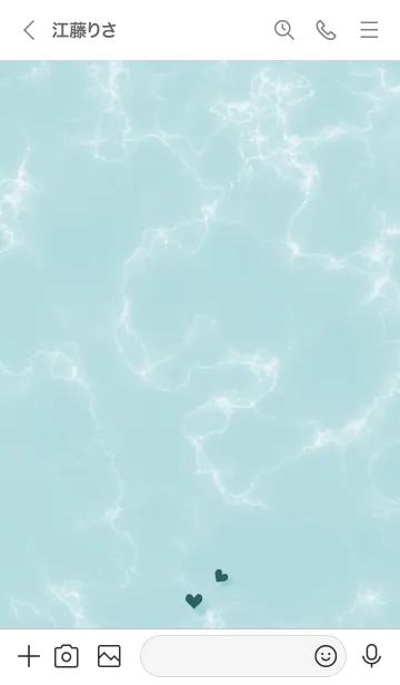 [LINE着せ替え] ～大人女子の大理石2♥ブルー42_1～の画像3