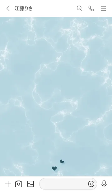 [LINE着せ替え] ～大人女子の大理石2♥ブルー43_1～の画像3