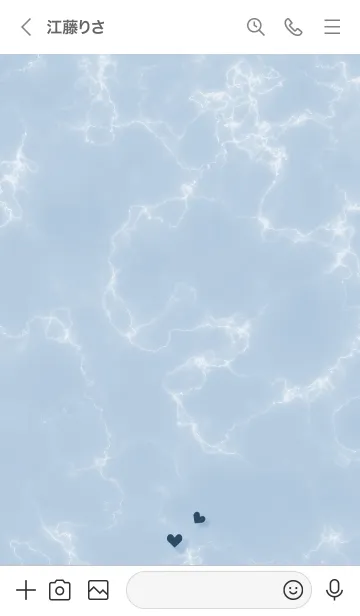 [LINE着せ替え] ～大人女子の大理石2♥ブルー44_1～の画像3