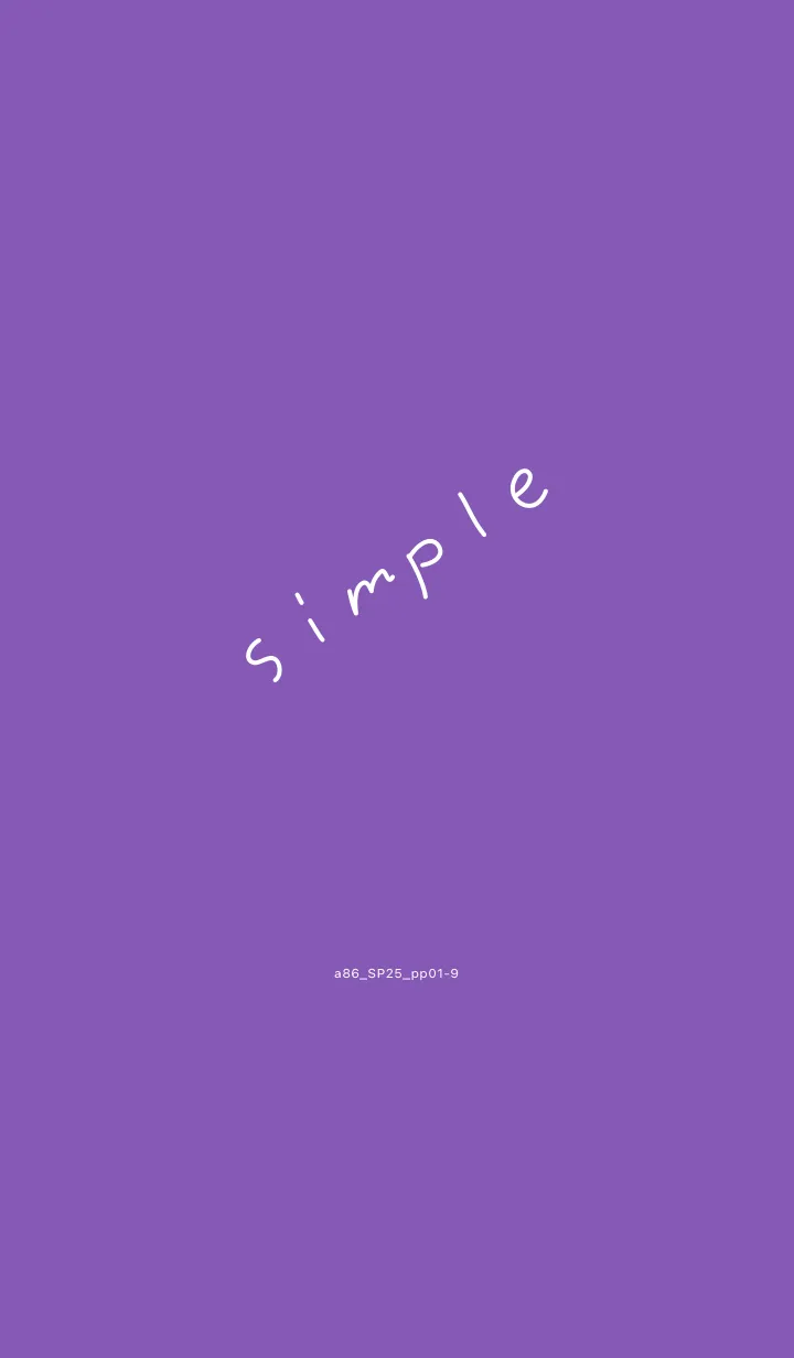 [LINE着せ替え] a86_25_パープル1-9の画像1