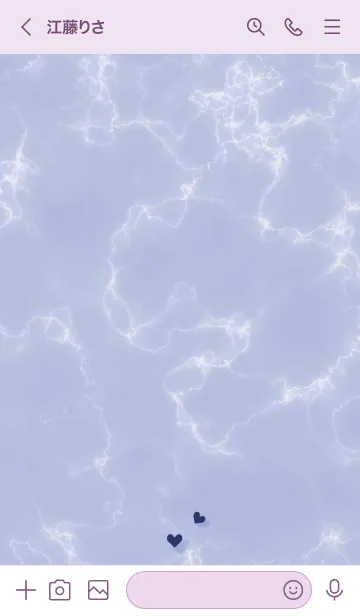 [LINE着せ替え] ～大人女子の大理石2♥パープル45_1～の画像3