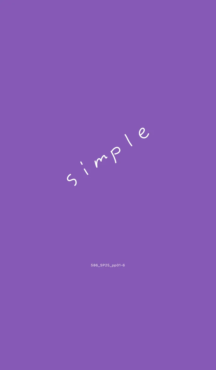 [LINE着せ替え] 586.25_パープル1-6の画像1