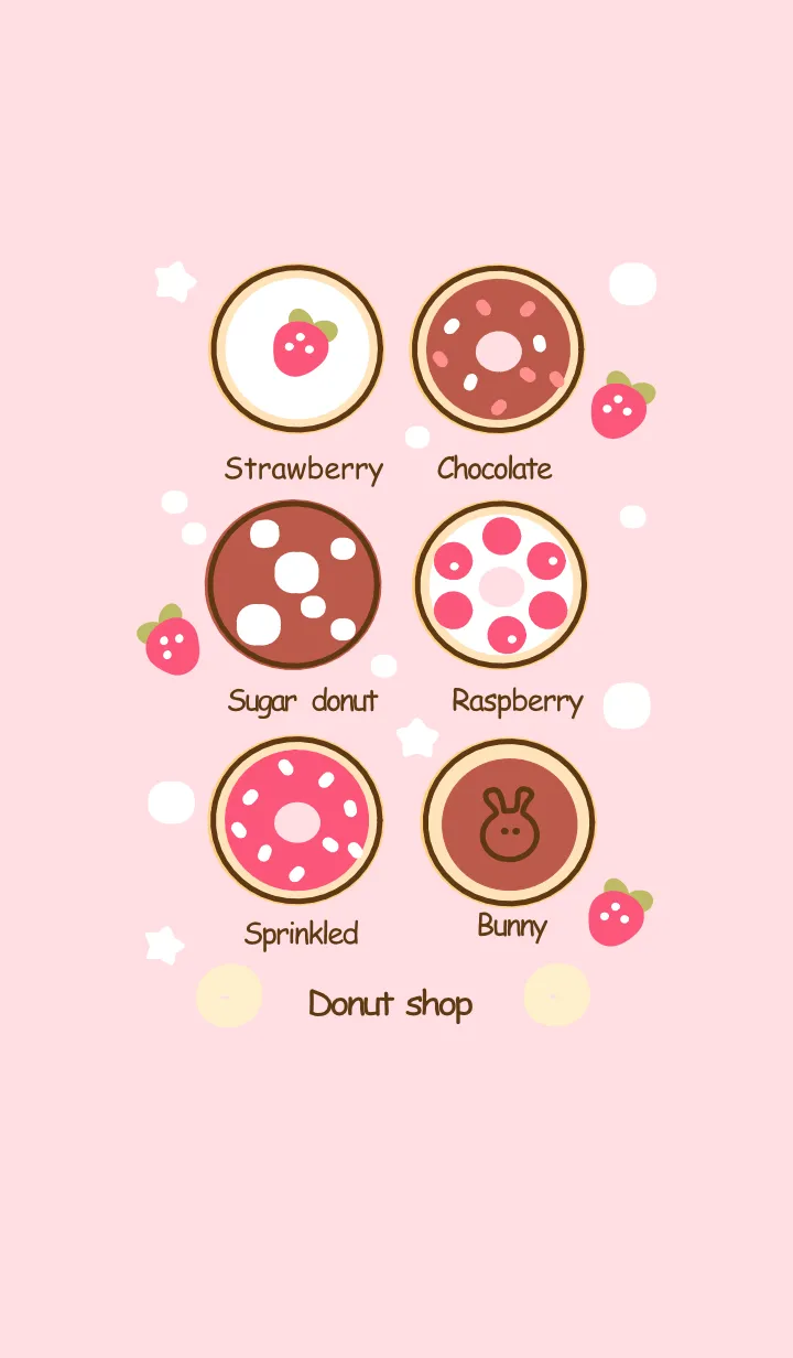 [LINE着せ替え] Donut shop 5 :)の画像1