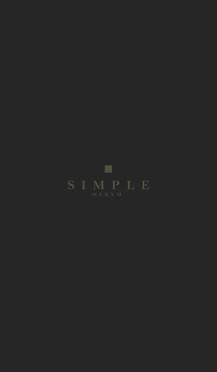 [LINE着せ替え] MATTE BLACK -SIMPLE SQUARE- 49の画像1