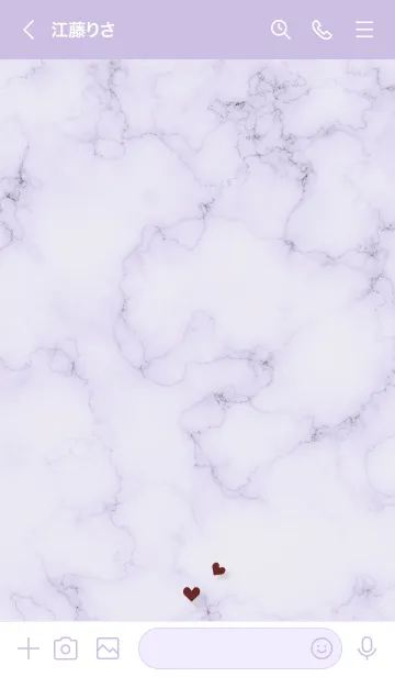 [LINE着せ替え] ～大人女子の大理石2♥パープル49_1～の画像3