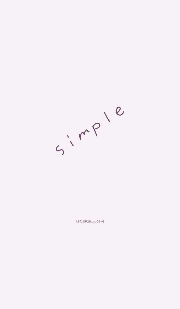 [LINE着せ替え] A87.26_パープル3-6の画像1