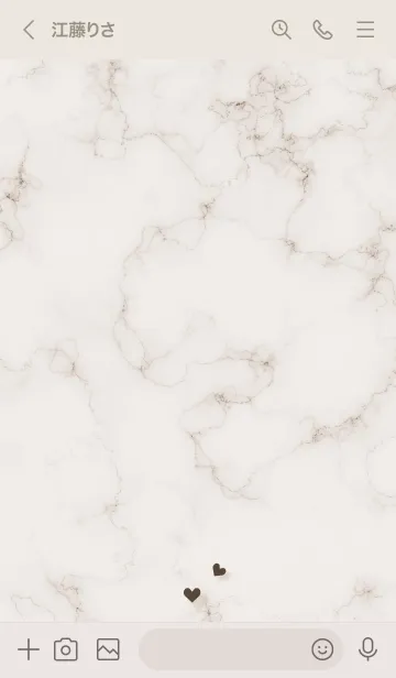 [LINE着せ替え] ～大人女子の大理石2♥ブラウン51_1～の画像3