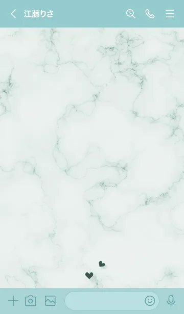 [LINE着せ替え] ～大人女子の大理石2♥グリーン54_1～の画像3