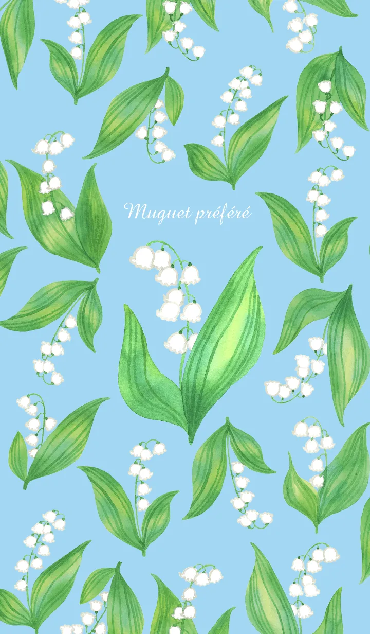 [LINE着せ替え] Muguet préféré（Sky）の画像1