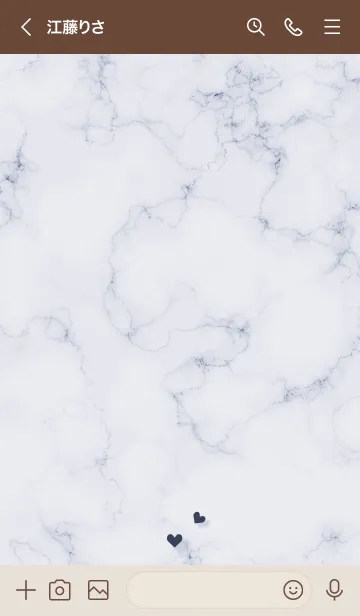 [LINE着せ替え] ～大人女子の大理石2♥パープル56_1～の画像3