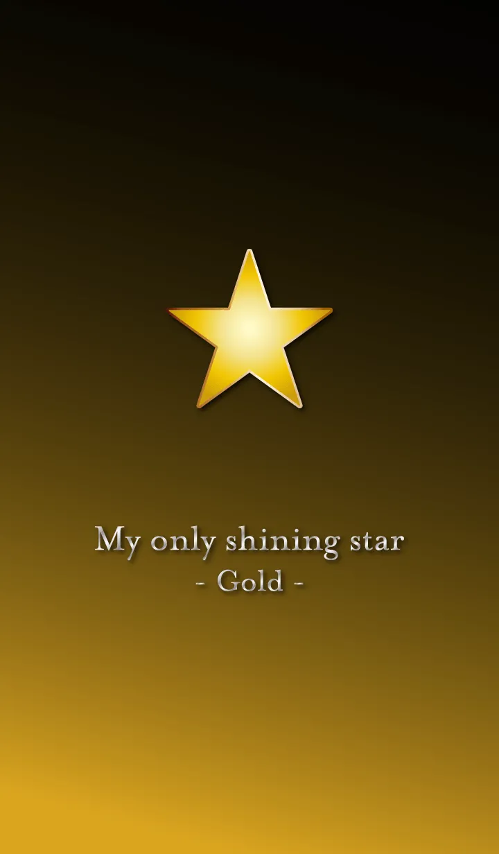 [LINE着せ替え] My only shining star - Gold -の画像1