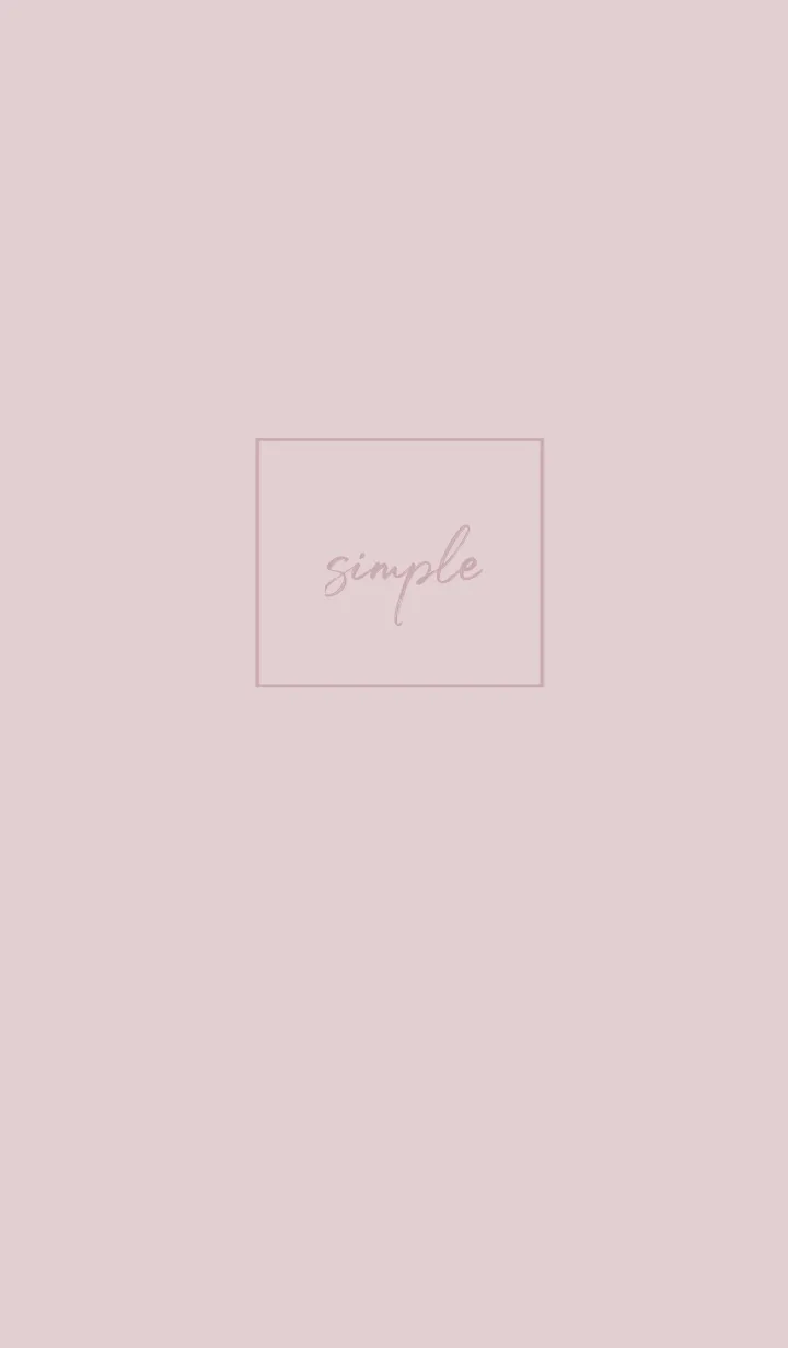 [LINE着せ替え] simple cursive -dustypurple-の画像1